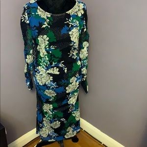 Floral mesh dress